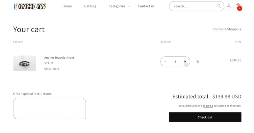 Cart quantity selector blocks over limit